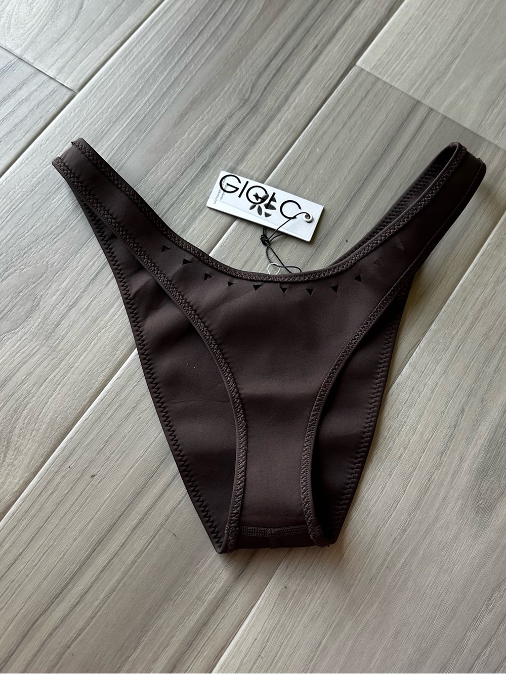 GIGI C Brown Bikini Bottoms